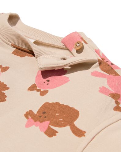 pull b&eacute;b&eacute; chiens &eacute;cru &eacute;cru - 33047870ECRU - HEMA