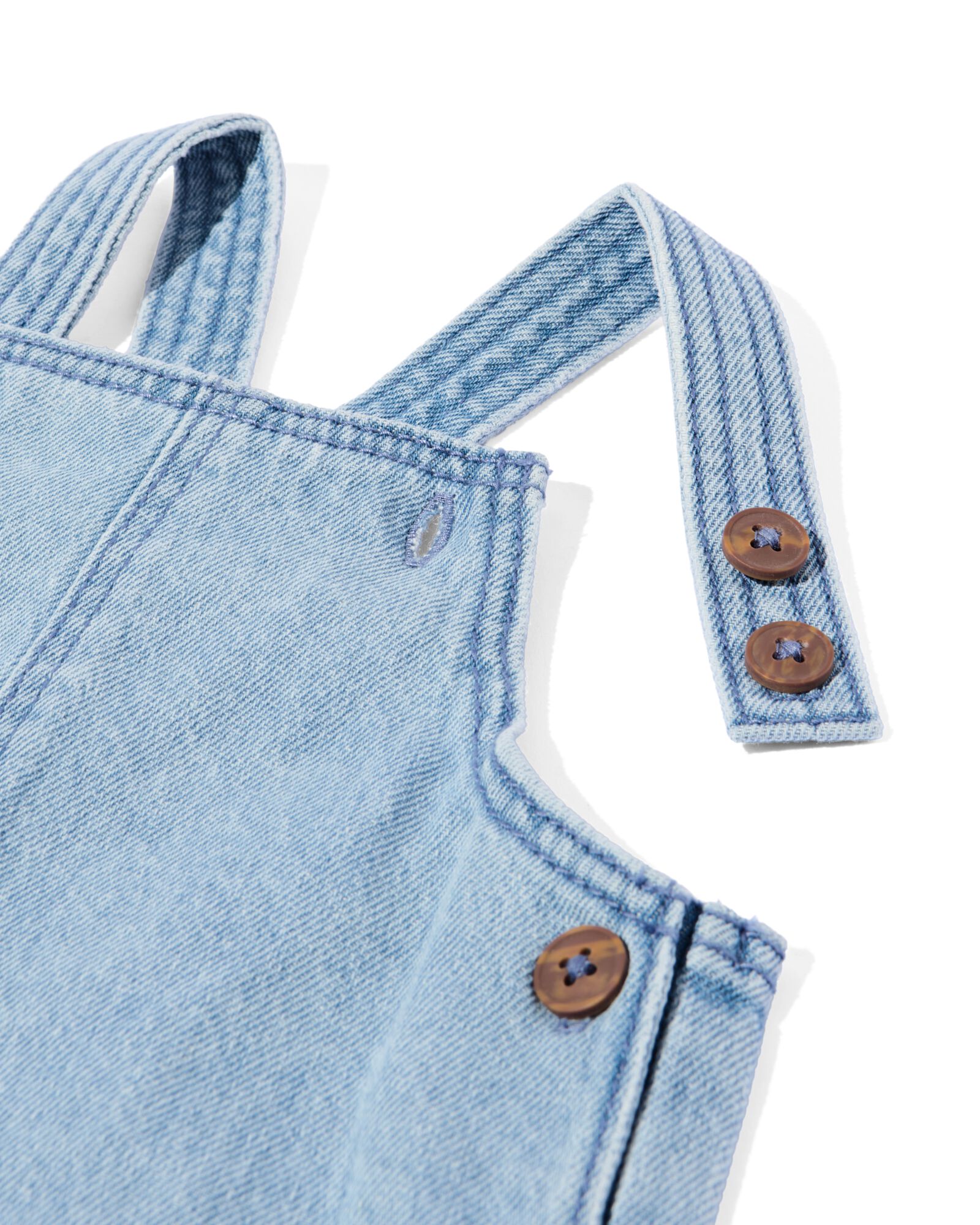 Baby-Jeanslatzhose jeansfarben jeansfarben - 33136370DENIM - HEMA