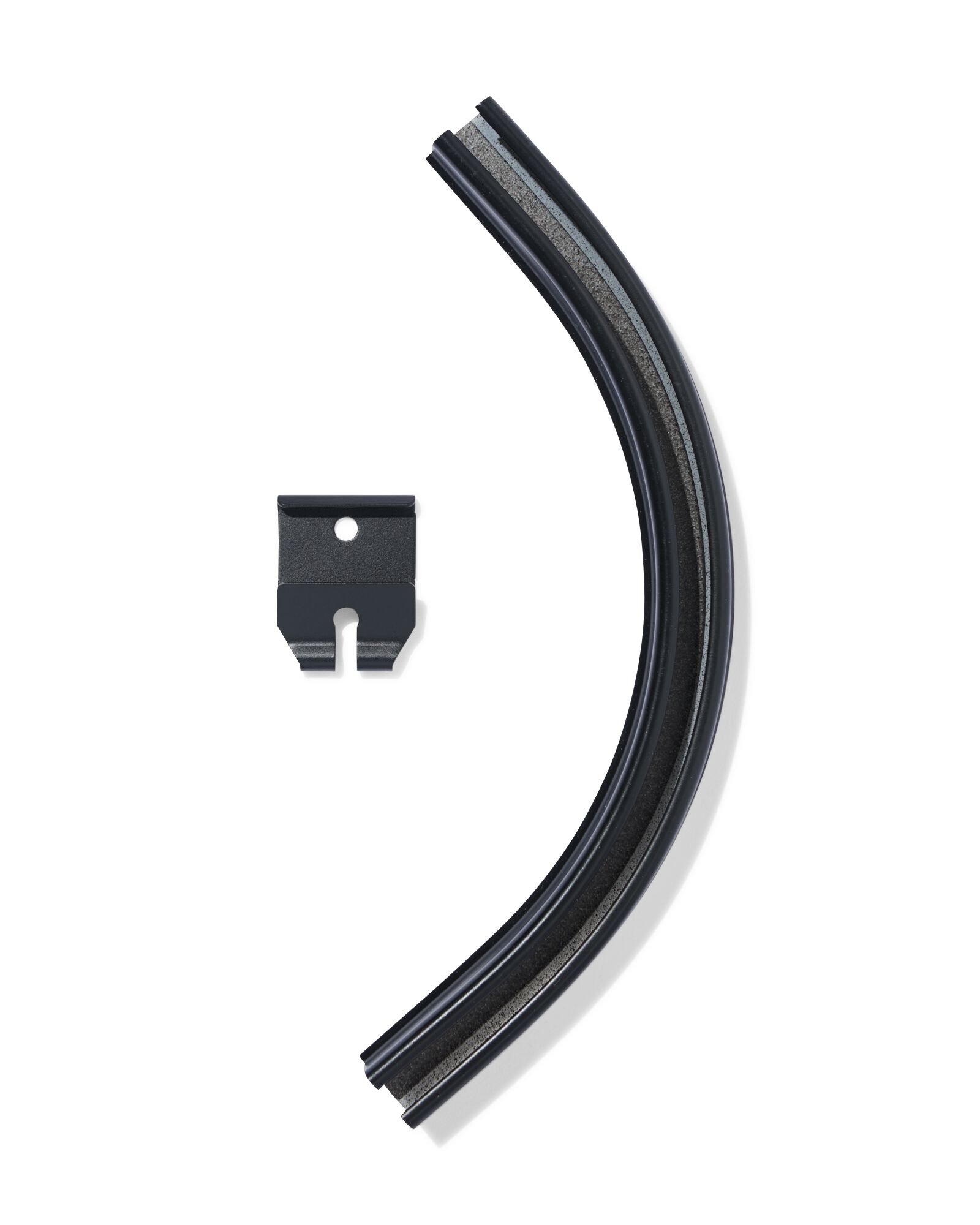 Connecteur de rail avec coude noir - 7502008 - HEMA