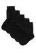 5 paires de chaussettes enfant noir noir - 1000001852 - HEMA