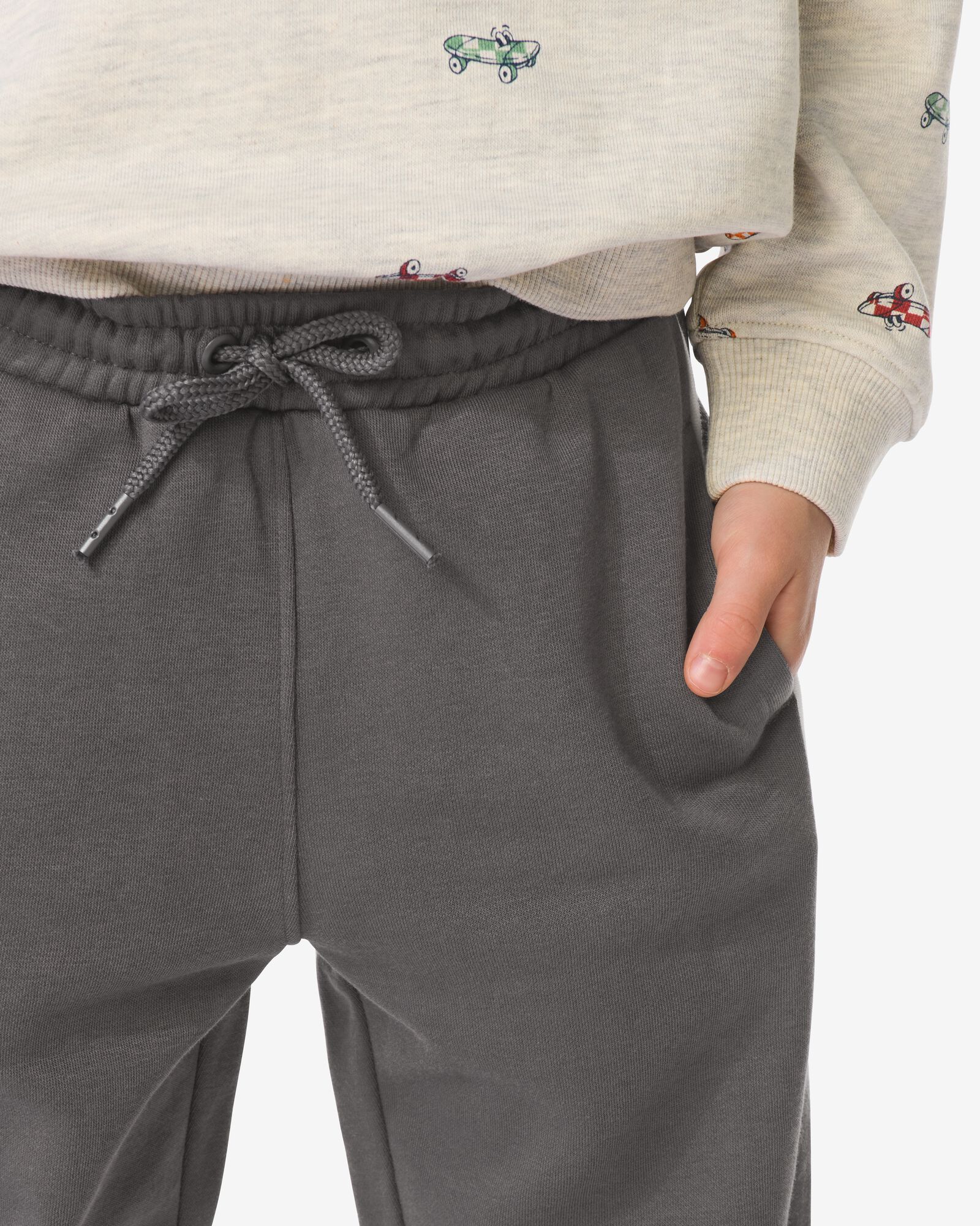 Kinderhose aus Sweatstoff dunkelgrau dunkelgrau - 30710408DARKGREY - HEMA