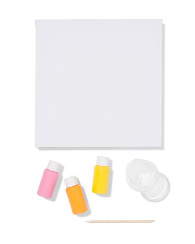 kit peinture pouring orange - 15900253 - HEMA