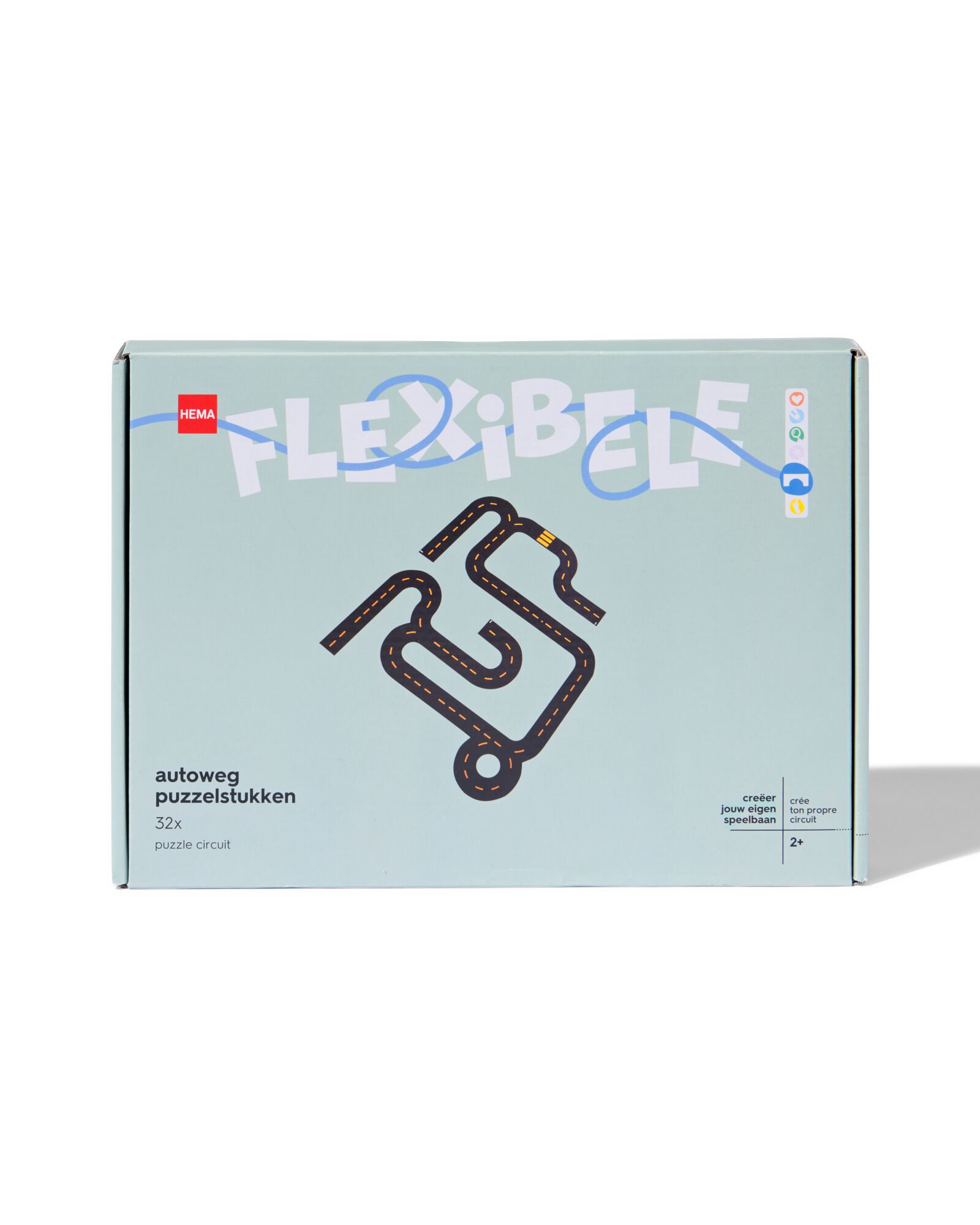 autoweg puzzelstukken PVC - 15100570 - HEMA