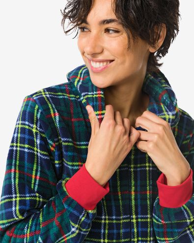 War-Child-Onesie f&uuml;r Erwachsene, Karomuster dunkelblau - 23400535DARKBLUE - HEMA