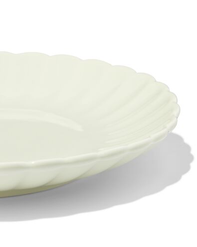 assiette &agrave; g&acirc;teau ⌀14x2cm fa&iuml;ence fleur vert - 9650347 - HEMA