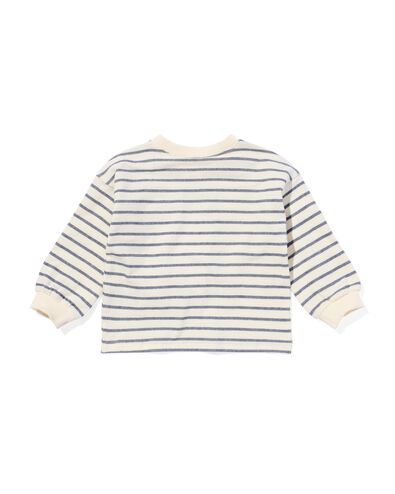 baby T-shirt strepen ecru - 33128670ECRU - HEMA