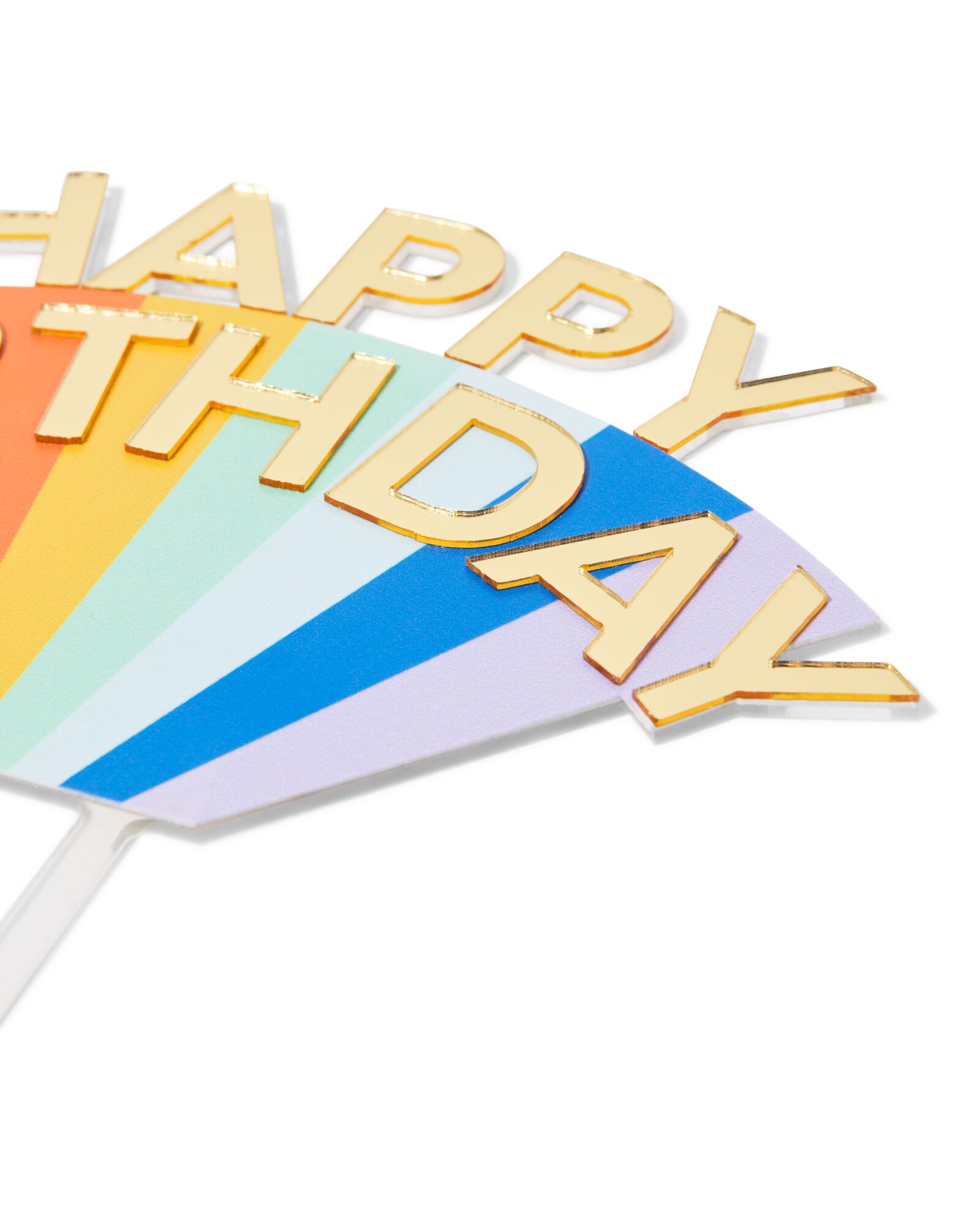 Wiederverwendbarer Torten-Topper, Geburtstag, bunt - 14250322 - HEMA