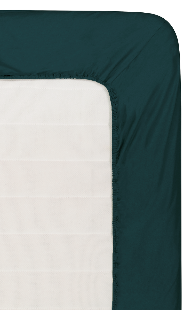 Spannbettlaken - Soft Cotton dunkelgrün - 1000016909 - HEMA