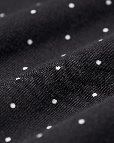 2 slips femme taille haute coton stretch noir M - 19680921 - HEMA