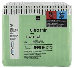 16 serviettes hygiéniques ultra-fines - 11522013 - HEMA