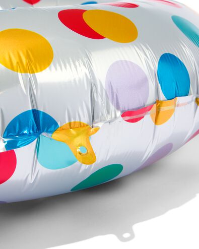 ballon alu avec confettis XL chiffre 0 - 14200630 - HEMA