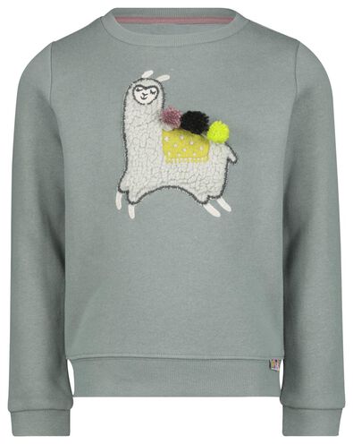 Kinder-Sweatshirt, Alpaka grün grün - 1000021508 - HEMA