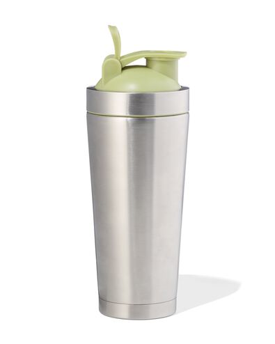 gobelet shaker 750 ml acier inoxydable vert m&eacute;tallique - 80650288 - HEMA