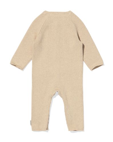 Takkie newborn boxpakje grofgebreid sable sable - 33441920SAND - HEMA