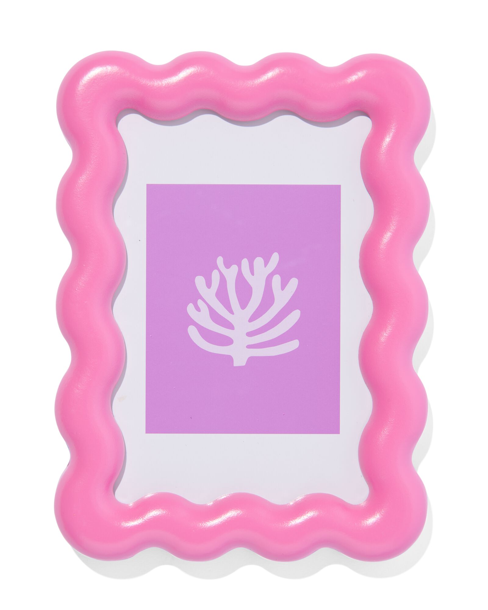 fotolijst 10x15cm roze hout golven - 13640003 - HEMA