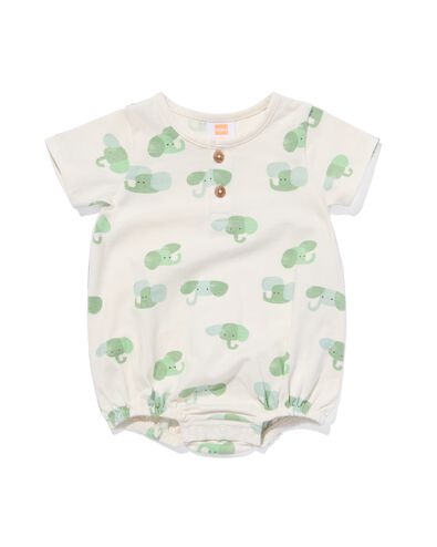 combinaison pour nouveau-n&eacute; &eacute;l&eacute;phants blanc cass&eacute; - 33400420OFFWHITE - HEMA