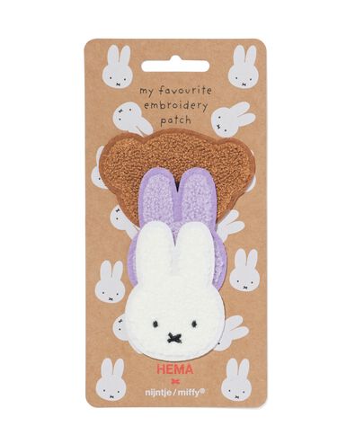 3 &eacute;cussons thermocollants Miffy - 60410222 - HEMA