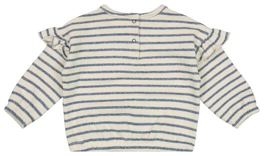 Baby-Sweatshirt, Streifen blau blau - 1000026055 - HEMA