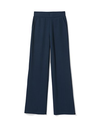 damesbroek Kacey regular fit  donkerblauw donkerblauw - 36301780DARKBLUE - HEMA