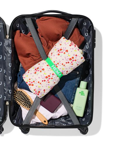 serviette de plage enfant 80 x 140 cm mousseline fleurs - 5200266 - HEMA