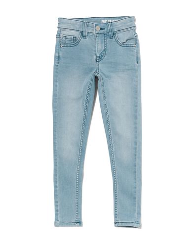 kinder jeans skinny fit lichtblauw 140 - 30863271 - HEMA