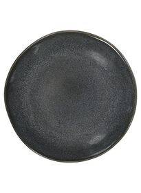 Kuchenteller Porto, 16.5 cm, reaktive Glasur, schwarz - 9602032 - HEMA
