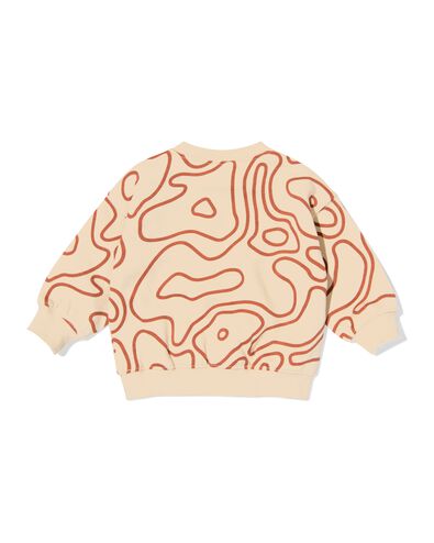 pull b&eacute;b&eacute; tissu sweat tourbillon &eacute;cru &eacute;cru - 33188570ECRU - HEMA