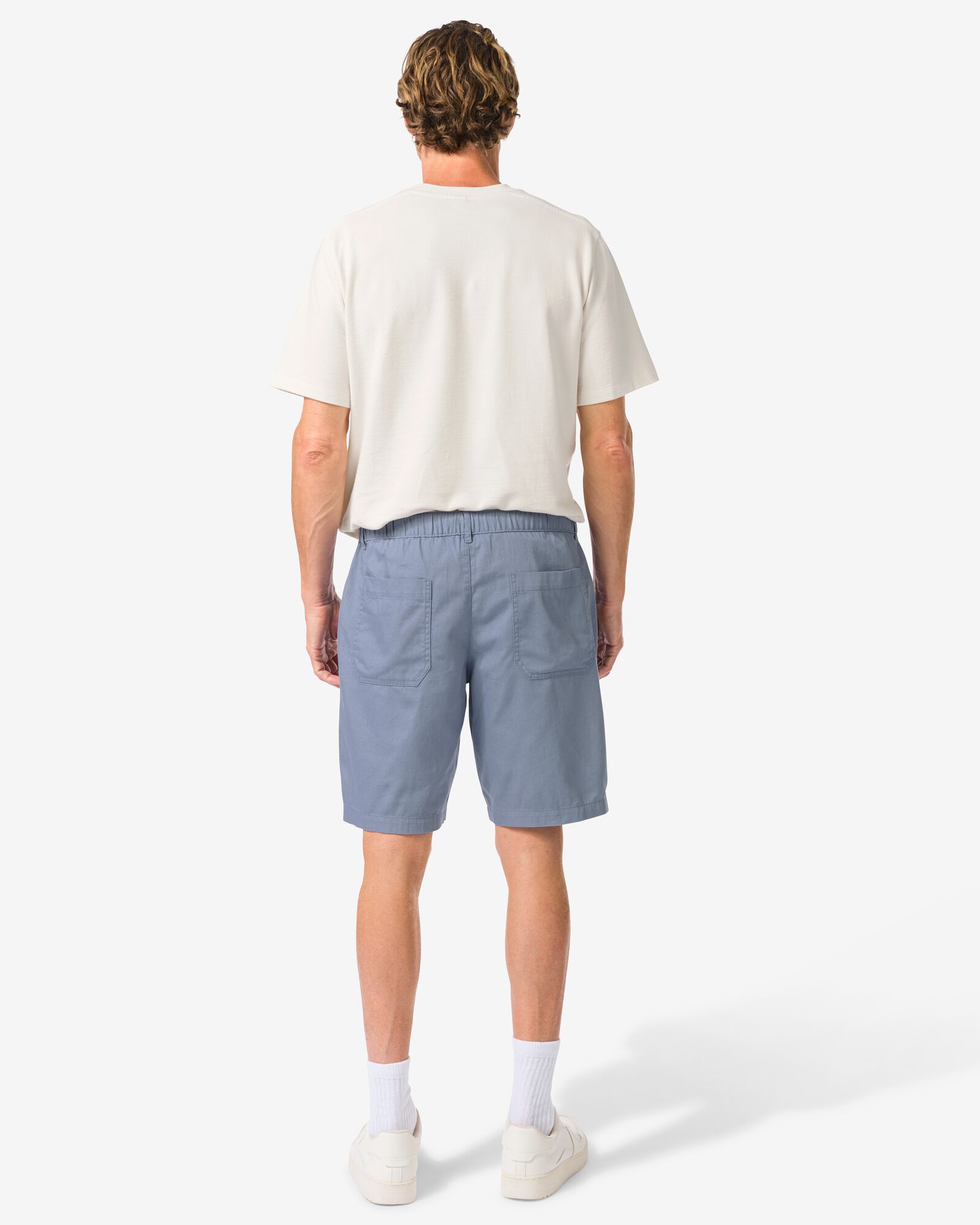 bermuda Jan pour homme  bleu moyen - 2140690MIDBLUE - HEMA