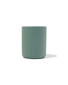 Zahnbürstenhalter, Keramik, matt-grün, Ø 8 x 10 cm - 80330016 - HEMA