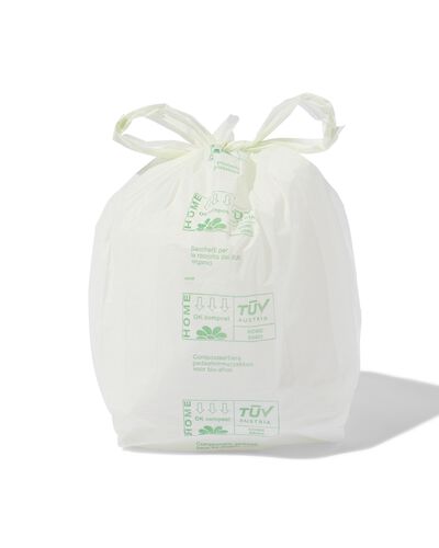 sacs-poubelle &agrave; p&eacute;dale compostables 25 L - lot de 10 - 20520021 - HEMA
