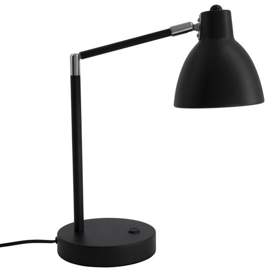 lampe de bureau avec port USB noir