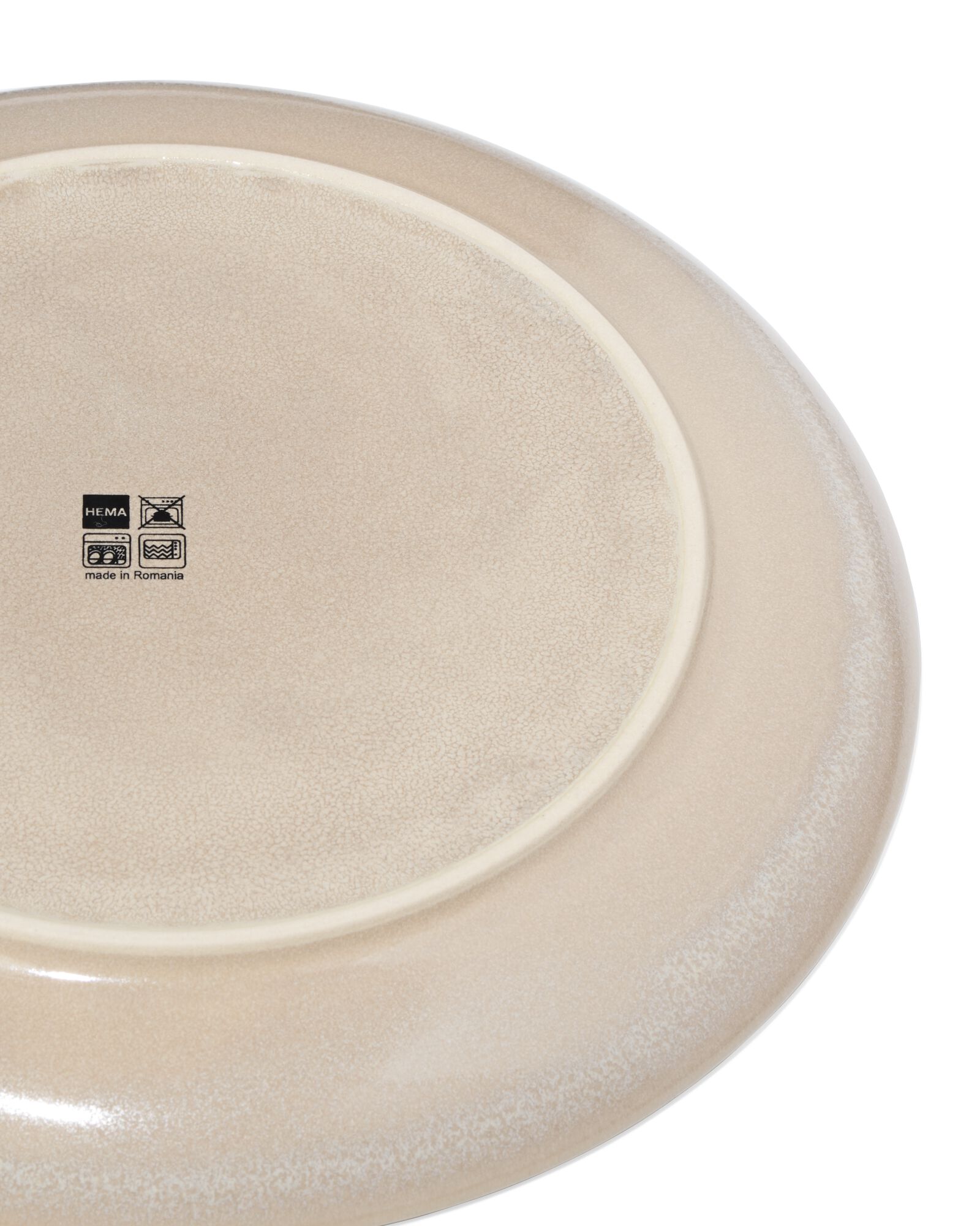 assiette plate PUUR beige - 9650172 - HEMA