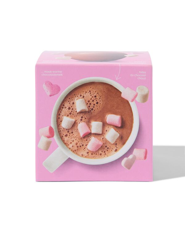 bombe de chocolat chaud - chocolat au lait avec décorations et marshmallows  - HEMA