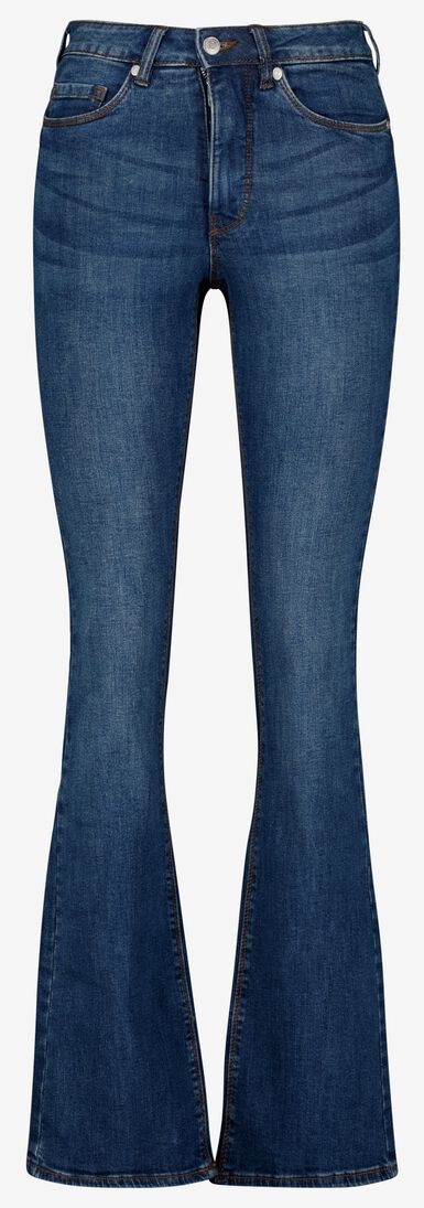 figurformende Damen-Jeans, Bootcut mittelblau - 1000026674 - HEMA