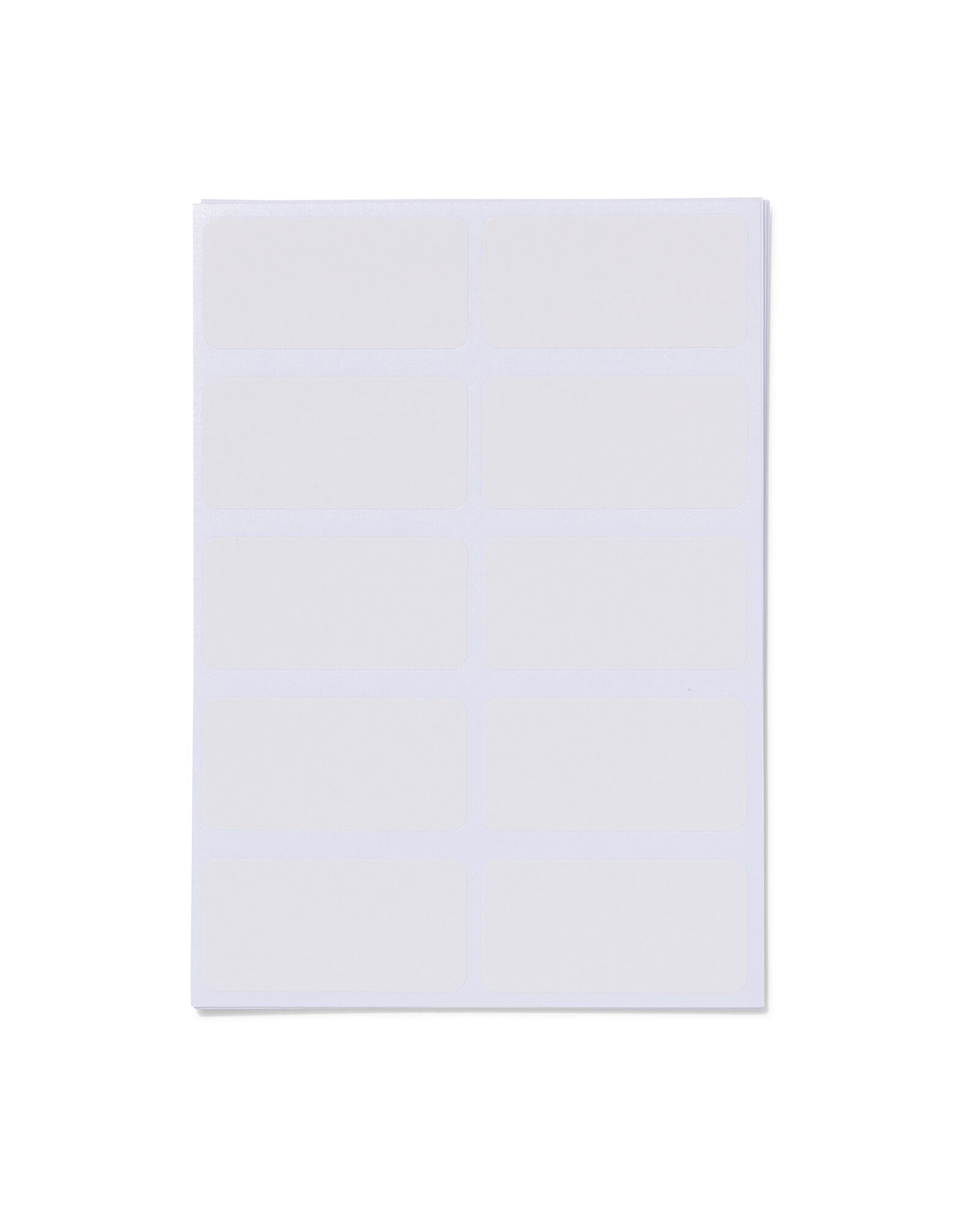 120 &eacute;tiquettes blanches - 14130046 - HEMA