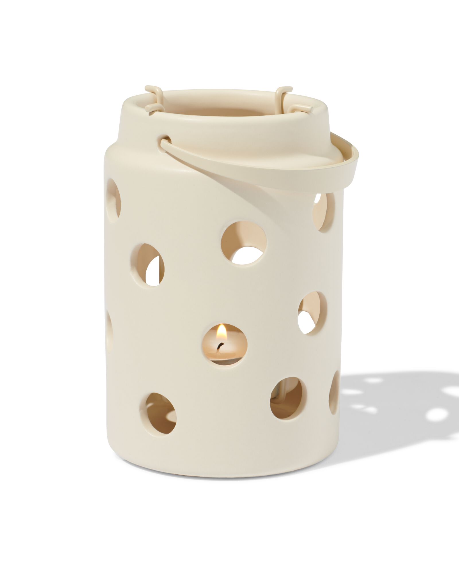 kandelaar ⌀8.2x12cm terracotta - 41800217 - HEMA