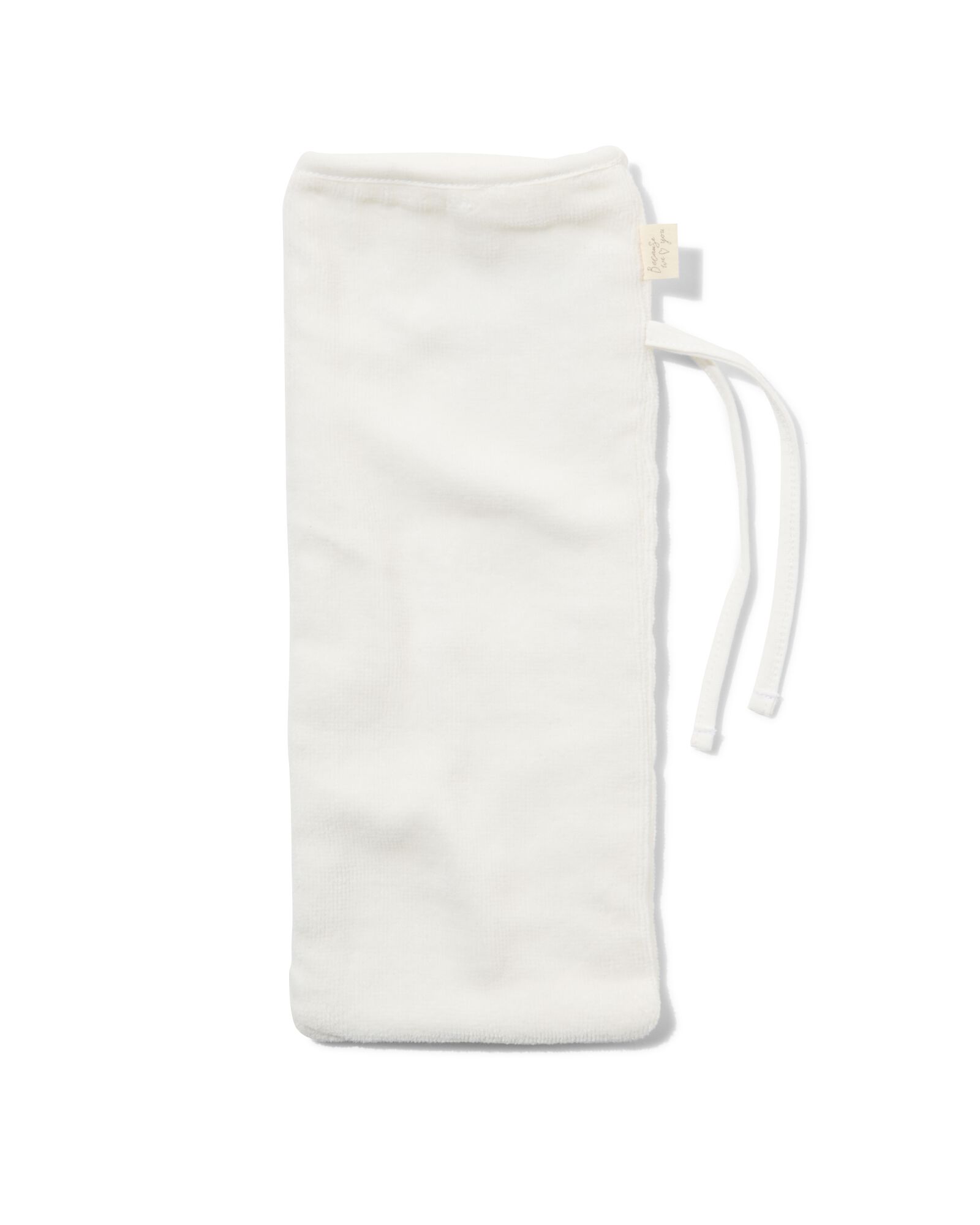 housse de bouillotte - 33x13.5 - velours blanc - 33394420 - HEMA