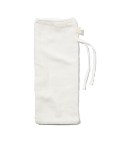 housse de bouillotte - 33x13.5 - velours blanc - 33394420 - HEMA