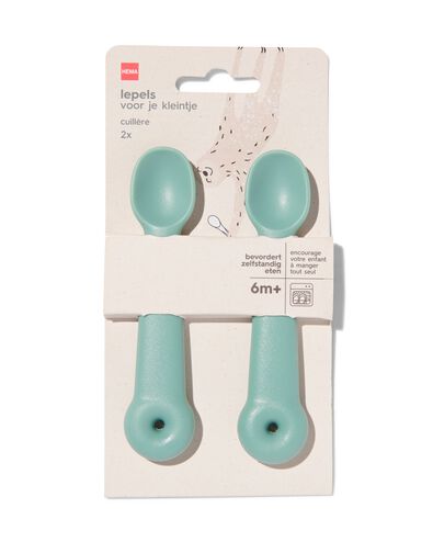 2 cuill&egrave;res bleues - 33503350 - HEMA