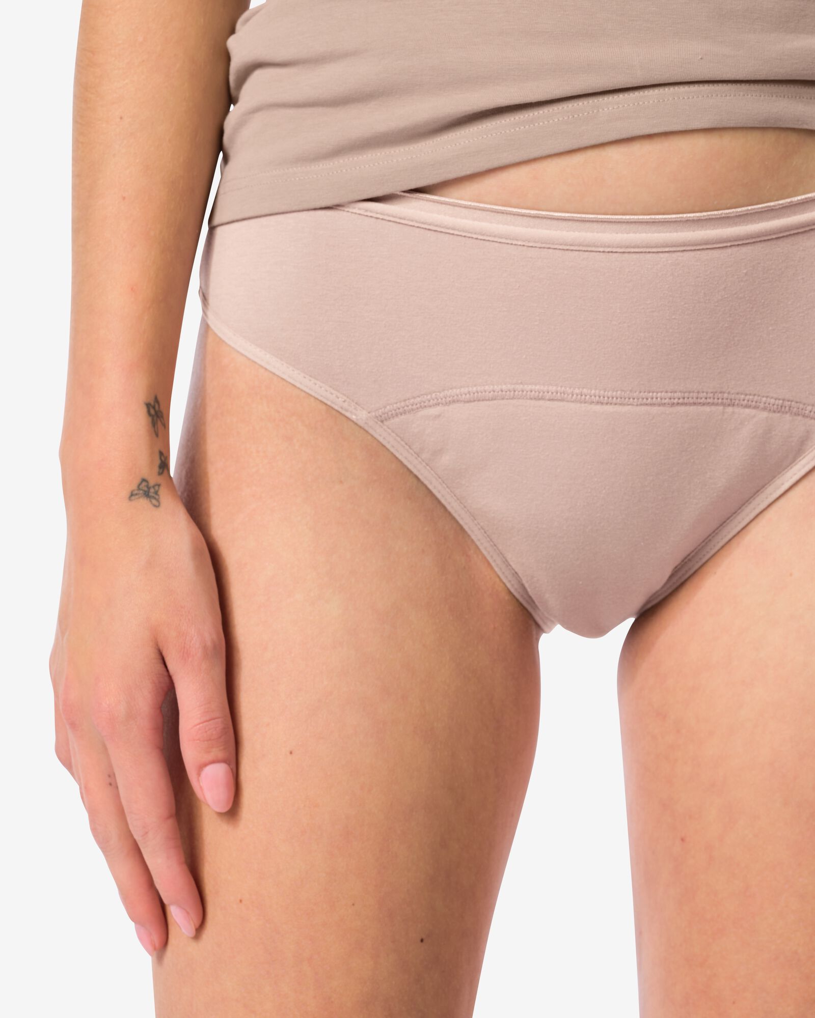 slip menstruel coton haut pouvoir absorbant beige beige - 1000031556 - HEMA