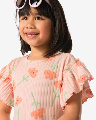 Kinderkleid mit Blumen hellrosa - 30868007LIGHTPINK - HEMA