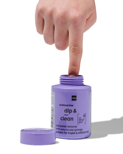 dissolvant vernis &agrave; ongles dip & clean - 75 ml - 11243085 - HEMA