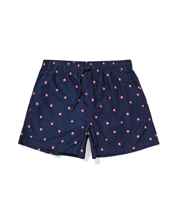 Herren-Badehose Pieter, Muscheln dunkelblau dunkelblau - 22100150DARKBLUE - HEMA