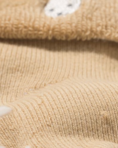 chaussettes b&eacute;b&eacute; Miffy en &eacute;ponge - 2 pi&egrave;ces sable sable - 4700840SAND - HEMA