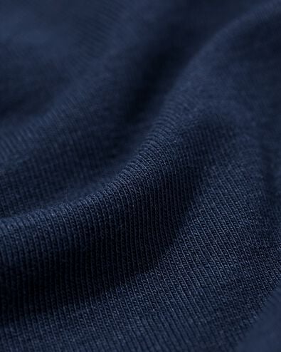 Damen-T-Shirt, enge Passform, V-Ausschnitt dunkelblau dunkelblau - 36310970DARKBLUE - HEMA
