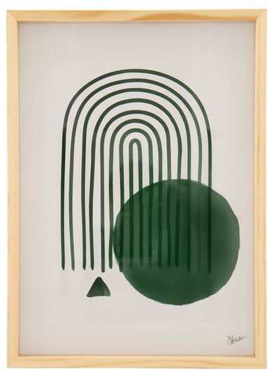 cadre photo bois A4 21x29.7 naturel A4 bois - 13622011 - HEMA