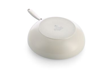 BK Wokpfanne &Oslash; 28 cm, Keramik, PFAS-frei, beige Wok, 28 cm BK - 80190226 - HEMA