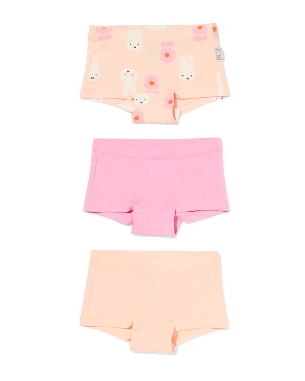 nijntje kinderboxers - 3 stuks perzik perzik - 19301560PEACH - HEMA
