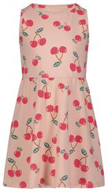 Kinder-Kleid, mit Kirschen rosa rosa - 1000027910 - HEMA