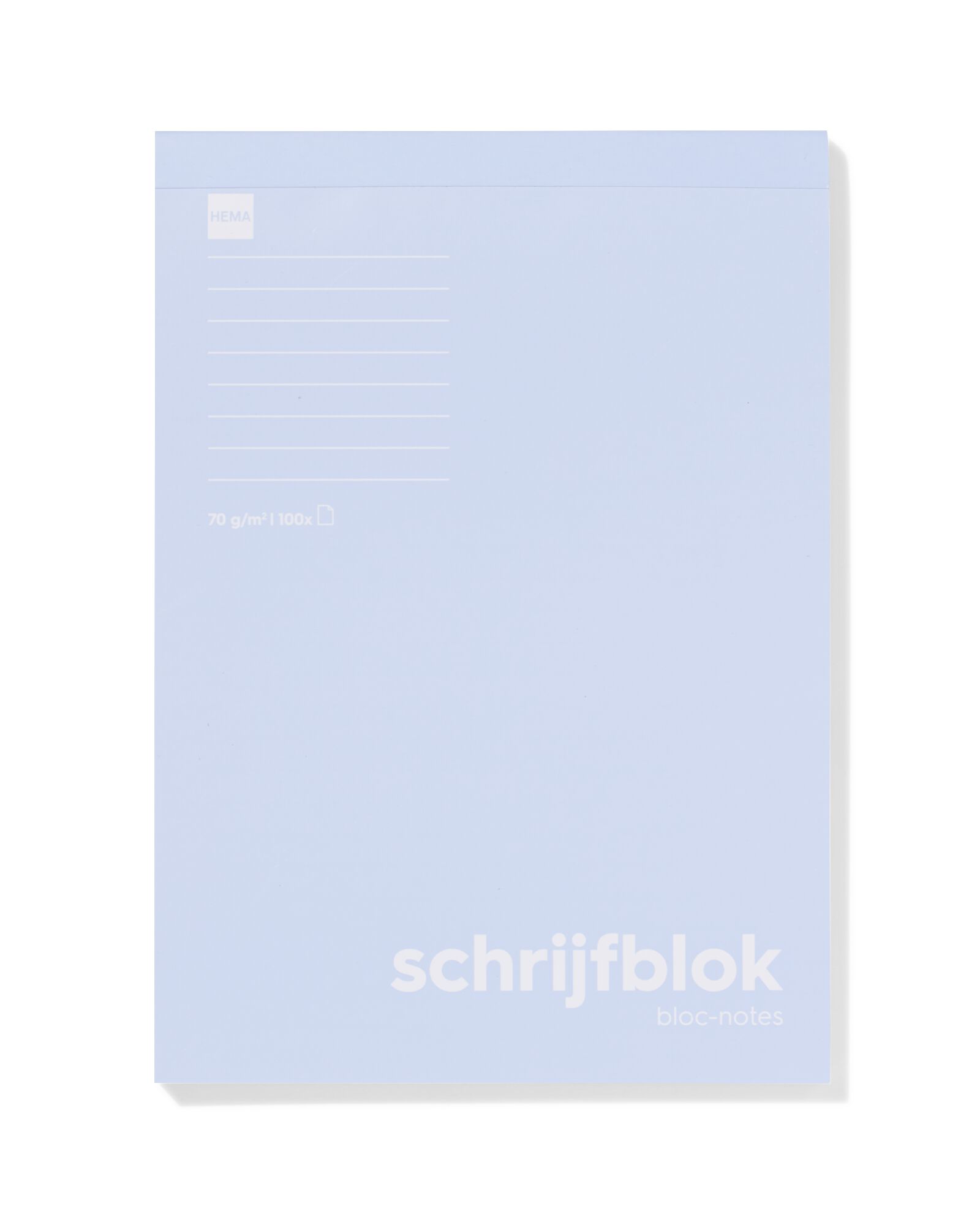 bloc-notes lign&eacute; A5 - 14120015 - HEMA